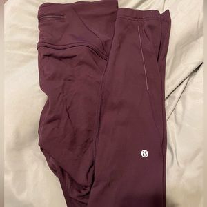 Lululemon fast as fleece leggings